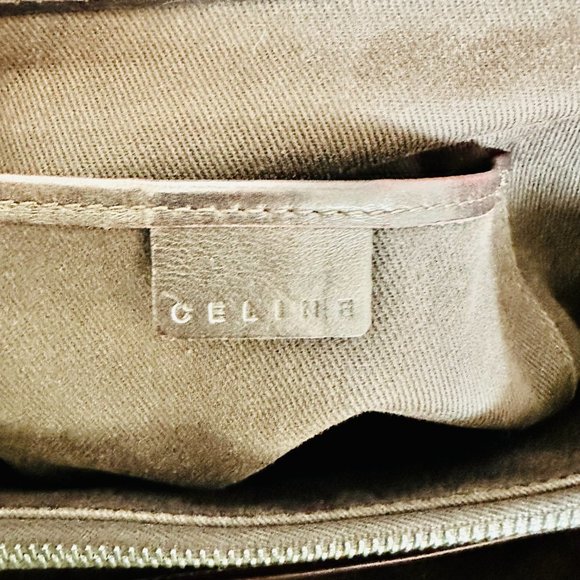 AUTHENTIC CELINE MONOGRAM TOTE BAG VINTAGE CE00/22 MADE IN ITALY - Picture 15 of 16